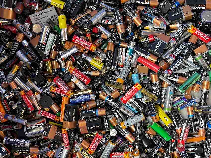 A lot of batteries