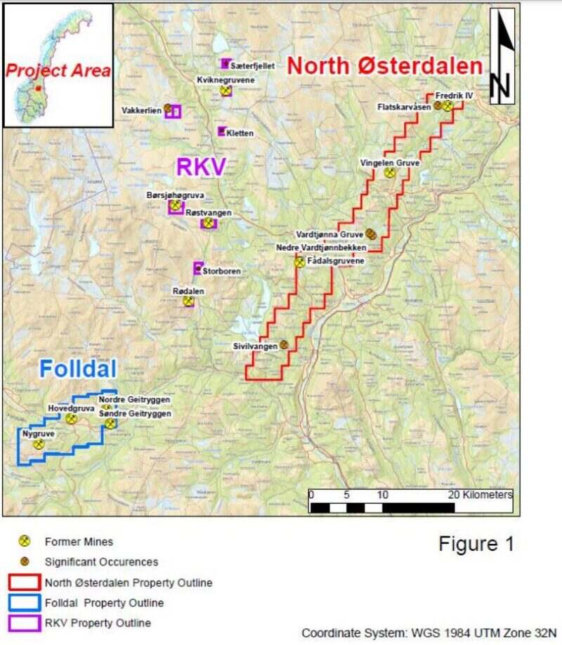 Playfair Mining Updated Landholdings