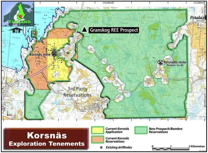 Prospech Expands Korsnäs REE Project