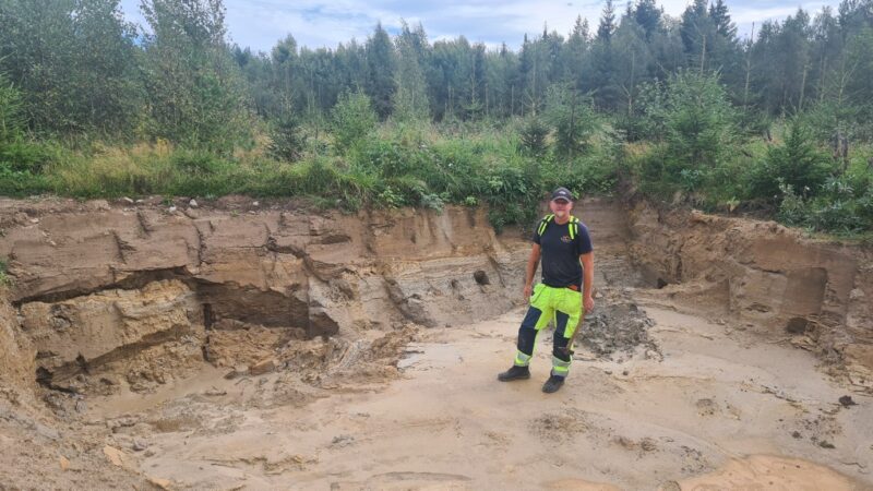 Harnäs Tailings test pit