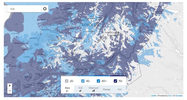 Telenor Coverage map