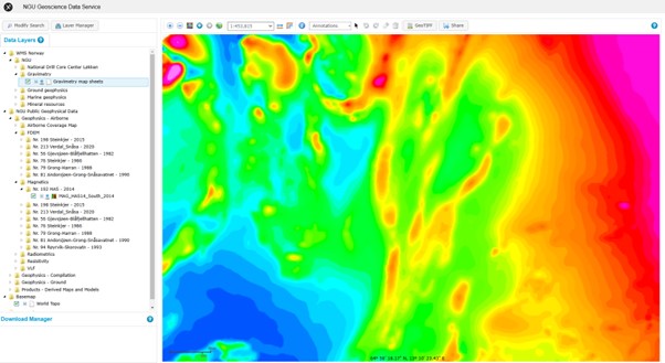 NGU Geoscience Data Portal